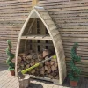 New!!! Gothic Arched/Boat - Shaped Log Store. - Image 2